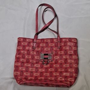 Womens Elegant Pink Guess Tote Bag